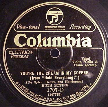 78-You're The Cream In My Coffee